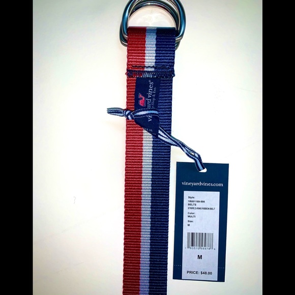 Men’s Vineyard Vines D-Ring Belt - Picture 2 of 4